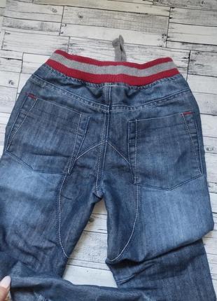 Детские джинсы на мальчика 5-6 лет. 110-116 см. nutmeg.3 фото