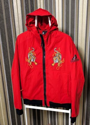 Мужская куртка ветровка adidas originals chinese new year tigers jacket3 фото