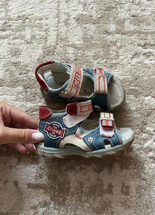 Дитячі босоніжки сандалі для хлопчика 21 clibee