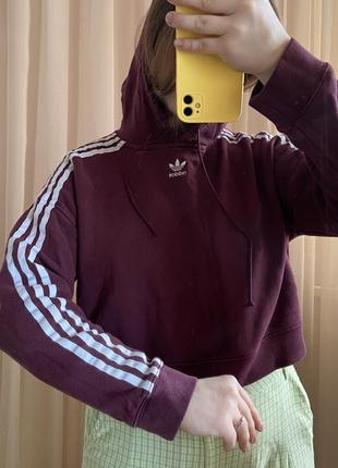 Укорочене худі adidas