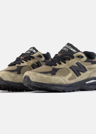 New balance 990 khaki / black5 фото