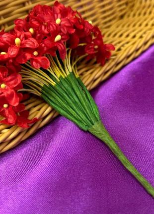 Лютики, букет 12 цветков - красный2 фото