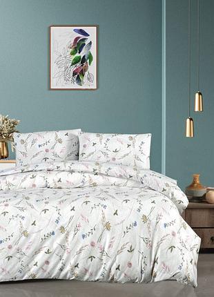 Туреччина 🇹🇷, сімейний комплект постільної білизни 160 х 220 см spring beige, ранфорс