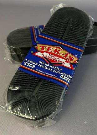 Резинка для одежды широкая tek-is 4см черная