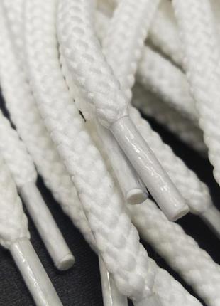 Белый шнур круглый плетеный 1,2м полиэстер1 фото
