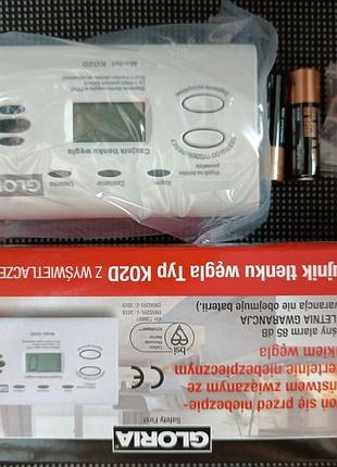 Датчик чадного газу gloria co модель k02d