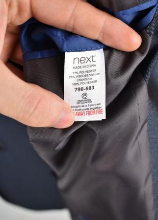 Мужской пиджак блейзер next slim8 фото