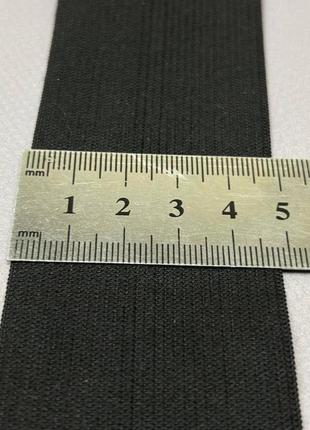 Відріз кратно 1 м. гумка для шиття 4,7 см. чорна3 фото