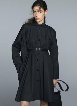Нова.сукня сорочка uniqlo x jil sander +j dolman long sleeve shirt dress black оригінал. зі свіжих