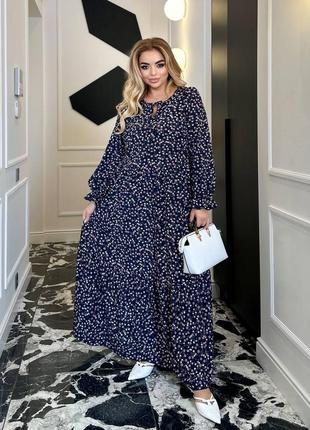 Довга сукня плаття батал великий розмір3 фото