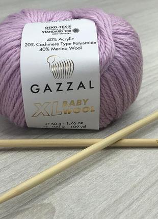 Пряжа gazzal – baby wool xl колір 823