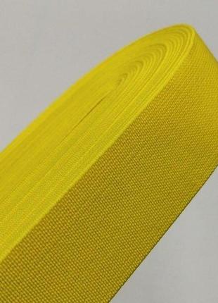 Резинка для одежды широкая sindtex 3см жёлтая