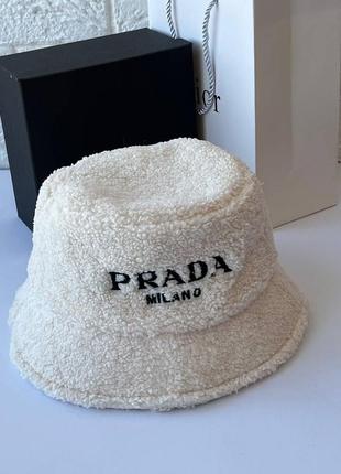 Утеплена панама зимова панама прада prada