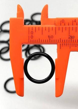10 шт. - черный 1,2 см регулятор (металл) для бретелей бюстгальтера (кольцо)3 фото
