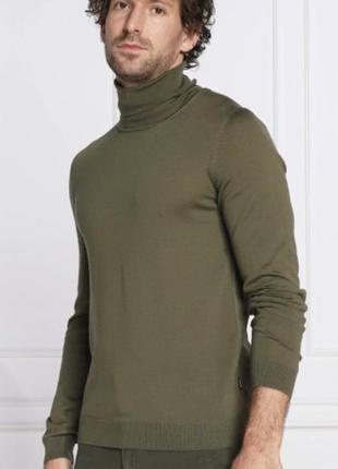 Hugo boss merino гольф водолазка свитер р. l/m