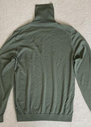 Hugo boss merino гольф водолазка свитер р. l/m