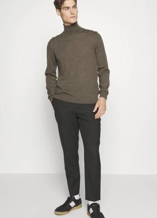 Hugo boss merino гольф водолазка свитер р. l/m