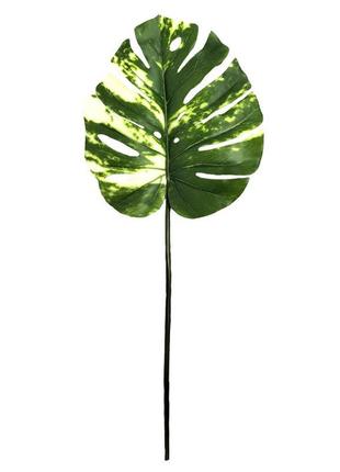 Искуственный лист engard monstera alba, 73 см (tw-54)
