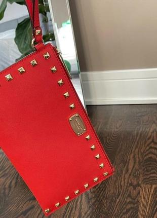 Стильный кожаный клатч michael kors, оригинал новый, бирки