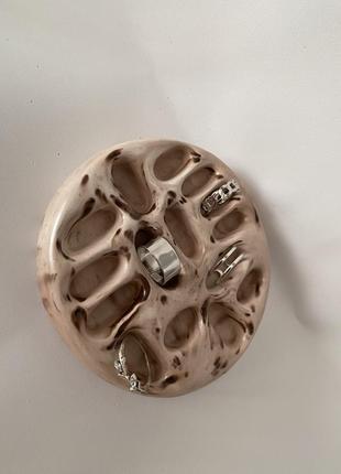 Гипсовая подставка под кольца и украшения