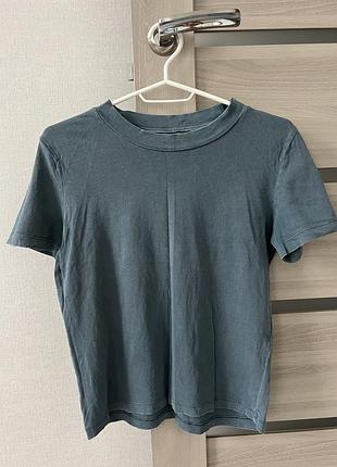Футболка синяя