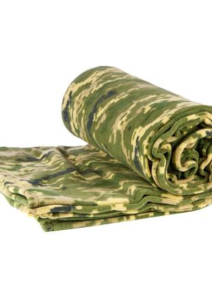 Тактичний флісовий плед 150х200см – ковдра для військових із чохлом2 фото
