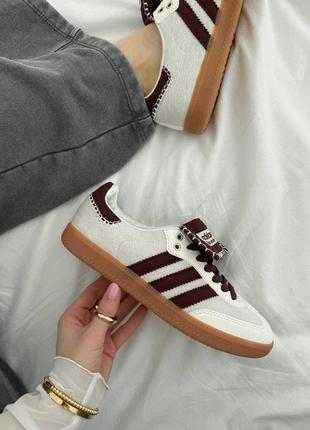 Женские кроссовки adidas samba x wales &amp; bones8 фото