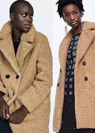 Шуба zara тедді