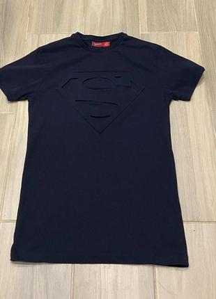 Акция 🎁 стильная футболка primark superman эмблема на груди h&amp;m uniqlo2 фото