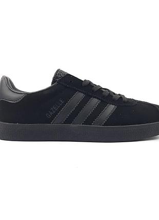 Adidas gazelle black женские кроссовки адидас газель черные2 фото