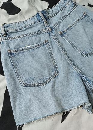 Удлиненные джинсовые шорты4 фото