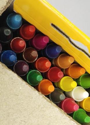 Карарандаши восковые смывающющиеся 24 цвета crayola2 фото