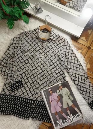 Удлинённая сорочка шелк и хлопок Max mara сорочка