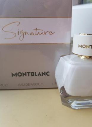 Парфумована вода montblanc signature 50ml оригінал