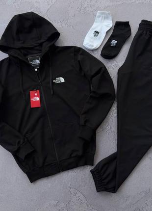 Костюм the north face: кофта-штани 2 парт шкарпетки у подарунок!