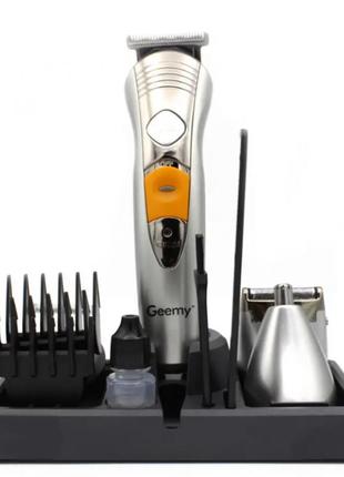Машинка для стрижки волос 7 в 1 geemy gm-580 триммер pro_465