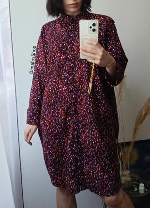 Удлиненная оверсайз платье-рубашка monki