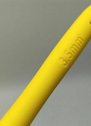 Крючок для вязания sindtex #3.5 с мягкой ручкой3 фото