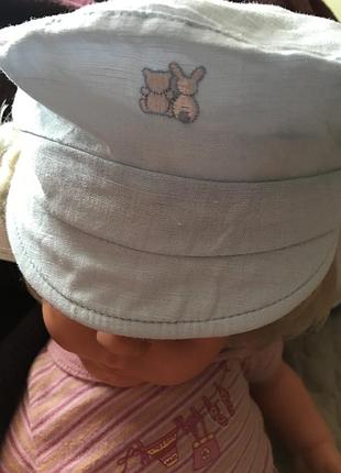 Панама кашкет для хлопчика льон