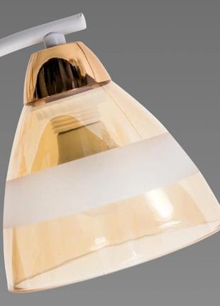 Люстра потолочная sirius л 8146/3 wt+fg3 фото