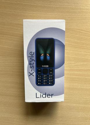 Телефон sigma x-style 351 lider чорний 2 sim