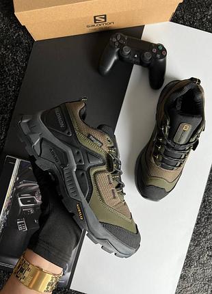 Шикарные стильные мужские кроссовки "salomon quest m element gtx gore-tex"