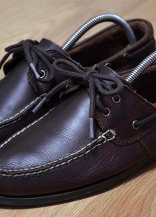 Timberland, оригинал кожаные топсайдеры, мокасины