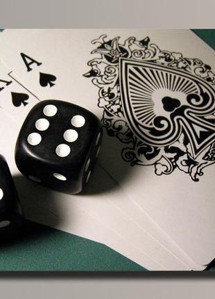 "poker" картина на полотні для інтер'єру