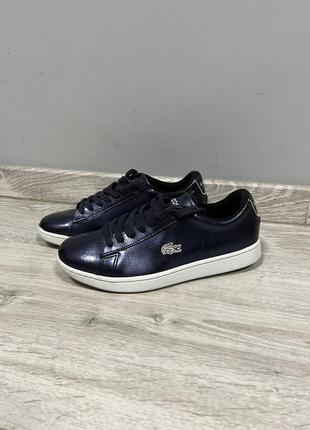 Кожаные кроссовки lacoste