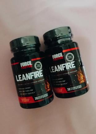 Force factor leanfire, швидкодіюча формула для схуднення, 30 рослинних капсул