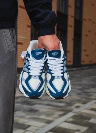 Кросівки new balance 9060 blue/white2 фото