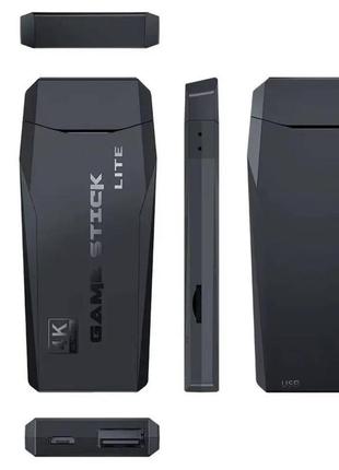 Компактна ігрова приставка 20000 ігор hdmi game stick lite m8 64 gb 4k ultra hd з двома джойстиками5 фото
