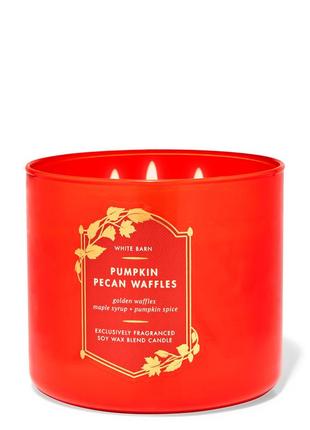 Ароматична свічка bath and body works pumpkin pecan waffles