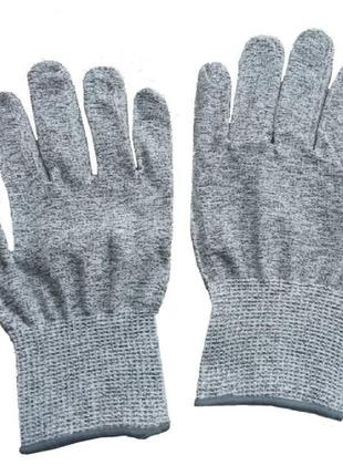 Защитные кевларовые перчатки от порезов cut resistant glove порезостойкие с защитой m